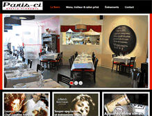 Tablet Screenshot of paris-cibistro.com